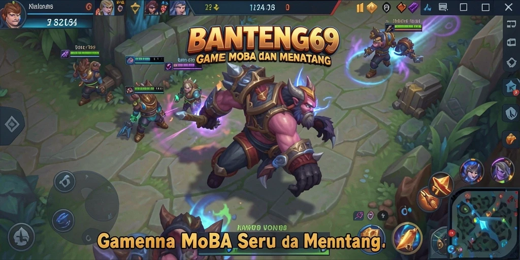 Tampilan gameplay BANTENG69 yang penuh aksi dan strategi.