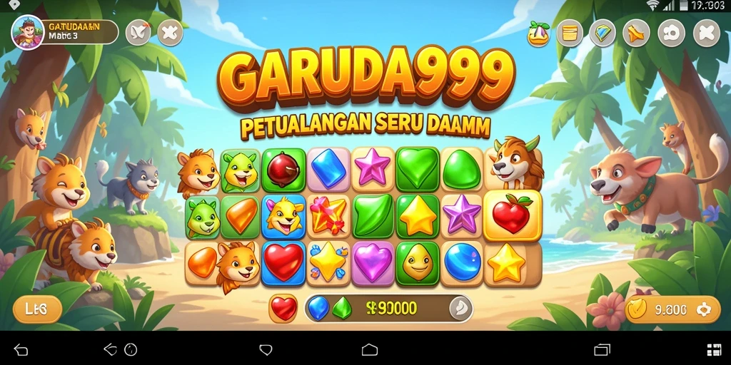 Tampak menakjubkan dari gameplay GARUDA999 dengan warna cerah dan efek visual.