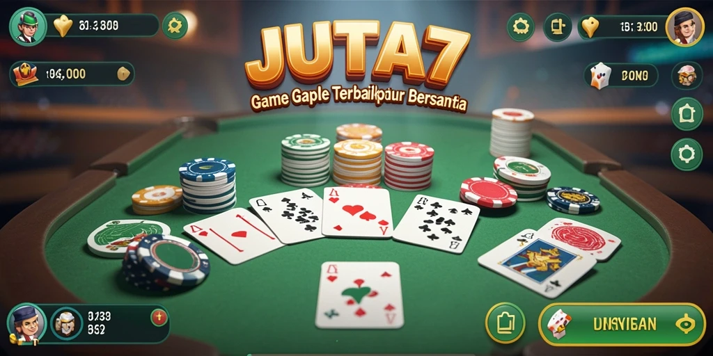 Tampilan gameplay JUTA7 yang menyenangkan dan interaktif.