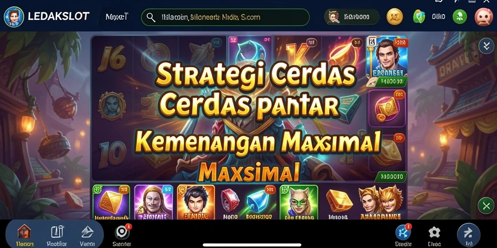 Tangkapan layar utama <strong>LEDAKSLOT</strong> menunjukkan gameplay strategis yang menarik.