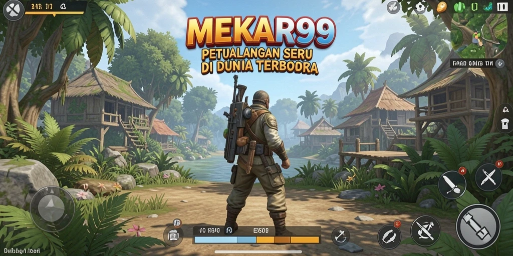 Screenshot gameplay MEKAR99 menunjukkan pengalaman Open World yang menakjubkan.