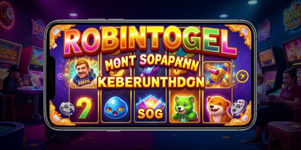 Tampilan gameplay ROBINTOGEL yang menarik dan menggugah semangat.