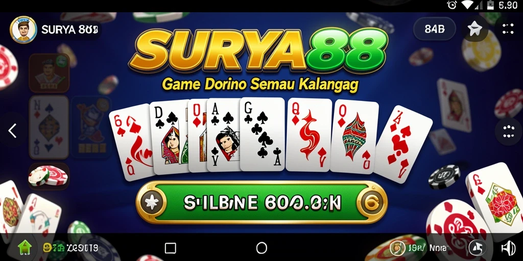 Tampilan gameplay seru dari SURYA88 dengan tampilan yang menarik.