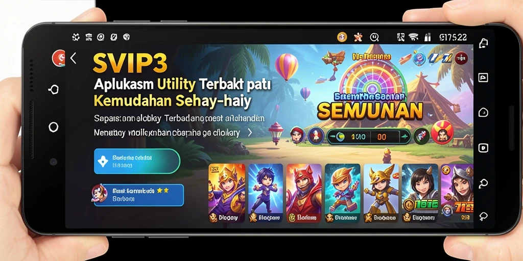 Tampilan screenshot SVIP3 yang menampilkan fitur utility canggih.