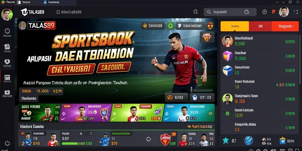 Screenshot gameplay yang menunjukkan fitur taruhan langsung di TALAS89.