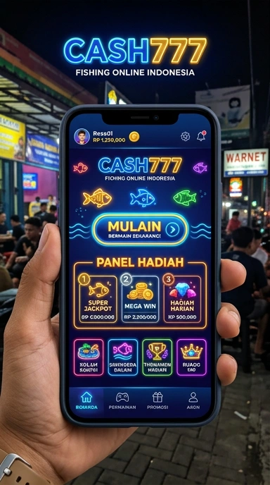 Tampilan antarmuka cash777 yang modern dan intuitif.